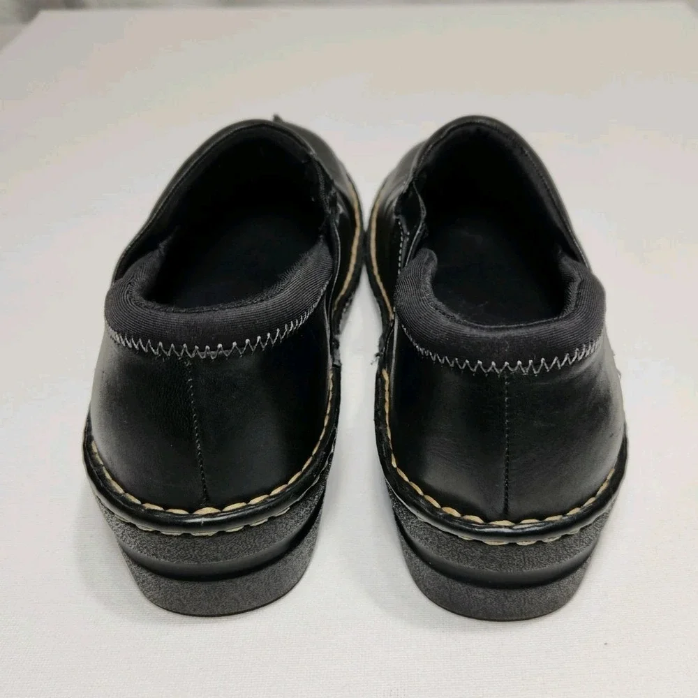 Eastland Womens Black Leather Kelsey Clogs Size 11M‎ - Picture 3 of 9